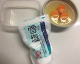 ねっとり濃厚♪卵黄の雪塩漬け作り方1写真