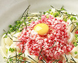 冷凍うどんで簡単！牛とろうどん♪作り方5写真