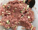 パプリカの肉詰め、ズッキーニ入り作り方2写真