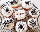 スパイダーカップケーキ ハロウィンに☆作り方5写真