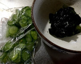 凍らせきゅうりとわかめのきんぴら作り方1写真