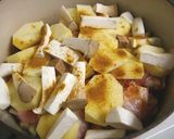 鶏手羽元とじゃがいものカレー煮作り方3写真