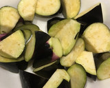 揚げないとろとろ和風麻婆茄子作り方1写真