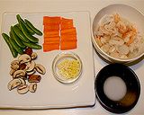 お家で中華!スーパー簡単!海鮮丼!!作り方1写真