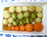 ●丸が楽しい♪野菜の煮物+2品●作り方9写真