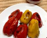 パプリカの肉詰め、ズッキーニ入り作り方7写真