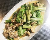 簡単、鶏肉とロメインレタスのマヨポン炒め作り方5写真