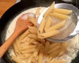 簡単プロシュートのあっさりクリームペンネ作り方2写真
