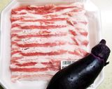 ナスの豚バラ肉団子作り方1写真