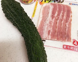 あと引く旨さ☆ゴーヤとベーコンの炒め物作り方1写真