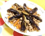 ひき肉とナスのバター醤油炒め作り方5写真