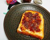 簡単！美味しい、『あん塩バタートースト』作り方3写真