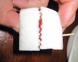 マゴチの刺身紅葉おろし添え作り方4写真