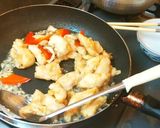 鶏むね肉がぷりぷり柔らか！塩レモン風炒め作り方5写真