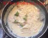 ほうれん草とベーコンの豆乳パスタ作り方9写真