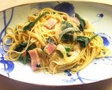 ほうれん草とベーコンの豆乳パスタ作り方12写真