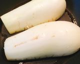 白ナスのステーキ♡にんにく醤油だれ作り方2写真
