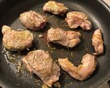 フライパンで簡単！ラムの香草焼き作り方2写真