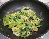 簡単♥小松菜のカレーチーズ卵とじ♪作り方7写真