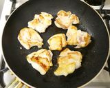ぷりぷり！鶏もも肉の梅肉おかか酢醤油焼き作り方6写真