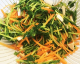 栄養満点！豆苗とササミのごま和え作り方5写真