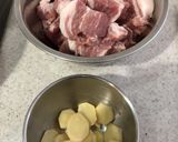 豚肩ロースのハニーマスタード角煮！作り方3写真