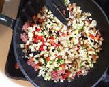 夏野菜の肉そぼろ作り方2写真
