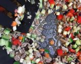 夏野菜の肉そぼろ作り方3写真