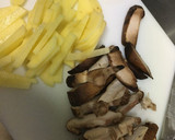 じゃがいもとしいたけのツナ炒め作り方1写真
