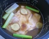 炊飯器におまかせ♪焼肉のタレｄｅ鶏肉ご飯作り方3写真