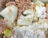 ツナと玉葱のポットン揚げ(焼き)作り方2写真