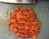 簡単！本場の旨辛いキムチ炒飯作り方1写真