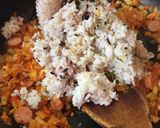 簡単！本場の旨辛いキムチ炒飯作り方7写真