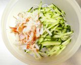 糸こんにゃくカニカマ胡瓜の胡麻マヨサラダ作り方7写真