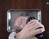 中華粥と裂った鶏肉作り方2写真