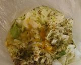 【離乳食後期】ちくわのお好み焼き作り方3写真
