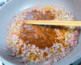 茄子とオクラの肉みそ炒め。作り方9写真