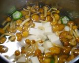 簡単！なめことオクラのお味噌汁作り方4写真