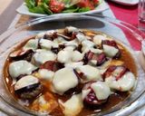 レンチン茄子とひき肉チーズ簡単作り方6写真