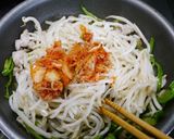 簡単！豚キムチもやしの甘辛炒め作り方3写真