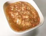 離乳食 中期 鮭とキャベツのあんかけ丼作り方5写真