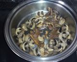 秋です。ポルチーニのクリームパスタ作り方4写真