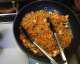 ペヤングボトルソースと生麺で作る焼きそば作り方6写真