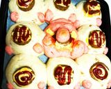 ★メープル生地で★ハンバーグちぎりパン♥作り方8写真