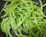 しゃきっと旨い❗芋づるの塩きんぴら作り方3写真
