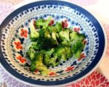 幼児食 ブロッコリーとササミのごま和え作り方3写真