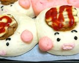 ★メープル生地で★ハンバーグちぎりパン♥作り方9写真