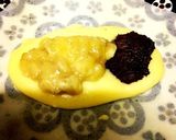 チョコバナナのレモンカスタードクレープ作り方5写真