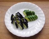ベジ♪なすとズッキーニのぽん酢炒め作り方1写真