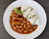 レンジで簡単！豆とかぼちゃのチキンカレー作り方6写真